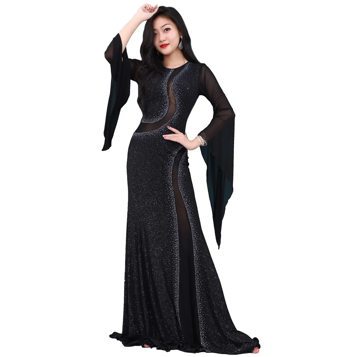 robe de spectacle orientale de danse du ventre, robe de danse du ventre professionnelle pour femmes, robe khaleegy robe de spectacle orientale de danse du ventre, robe de danse du ventre professionnelle pour femmes, robe khaleegy