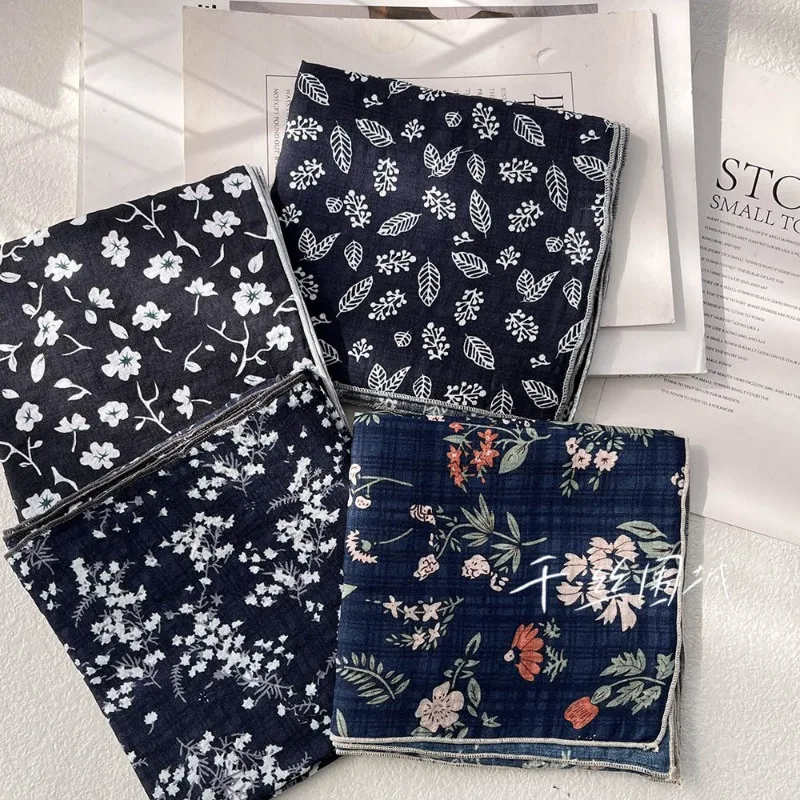 injplanchers f bandeau de sauna rétro en coton et lin pour femme, petit carré floral frais, bande décorative cryptée, version coréenne exquise injplanchers f bandeau de sauna rétro en coton et lin pour femme, petit carré floral frais, bande décorative cryptée, version coréenne exquise