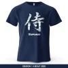 T-Shirt homme imprimé personnage samouraï 100% coton surdimensionné classique esthétique asiatique t-shirts graphiques pour femmes t-shirts Streetwear