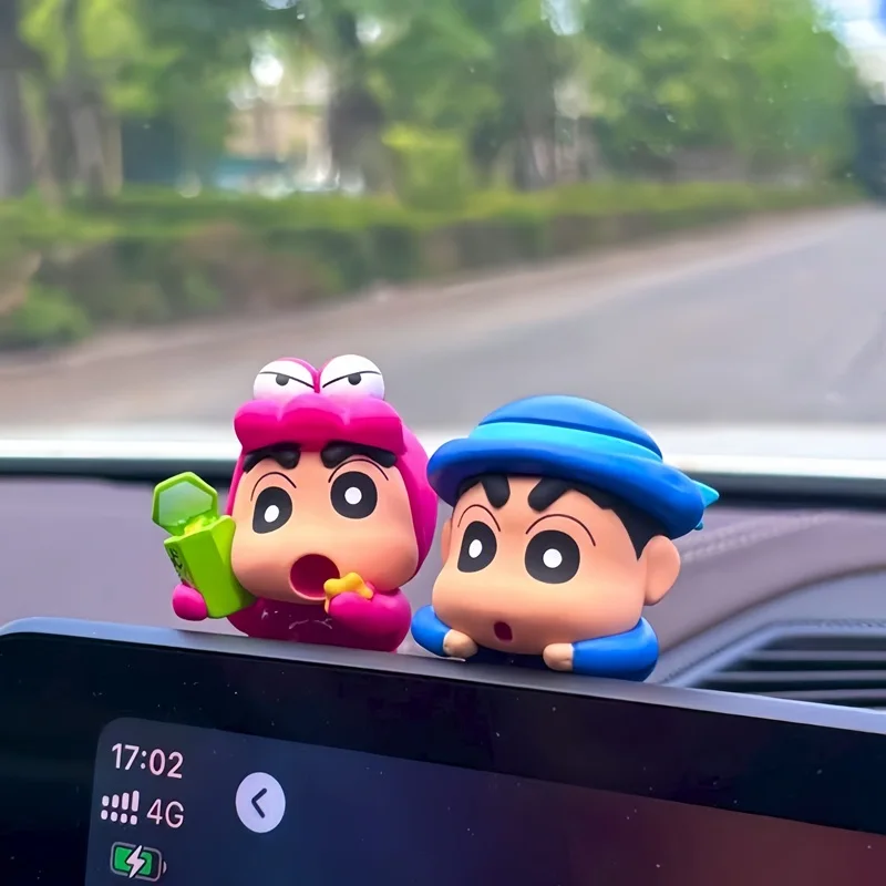 kucikuji original crayon shin chan boîtes aveugles jouets figurines kawaii modèle d'anime téléphone portable et écran d'ordinateur voiture ornement jouets kucikuji original crayon shin chan boîtes aveugles jouets figurines kawaii modèle d'anime téléphone portable et écran d'ordinateur voiture ornement jouets