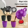 1 ensemble de théière Assassins-théière chinoise nouveauté pour double versage de liquide, accessoires magiques, conception Unique pour les amateurs de thé et les enfants 1 ensemble de théière Assassins-théière chinoise nouveauté pour double versage de liquide, accessoires magiques, conception Unique pour les amateurs de thé et les enfants