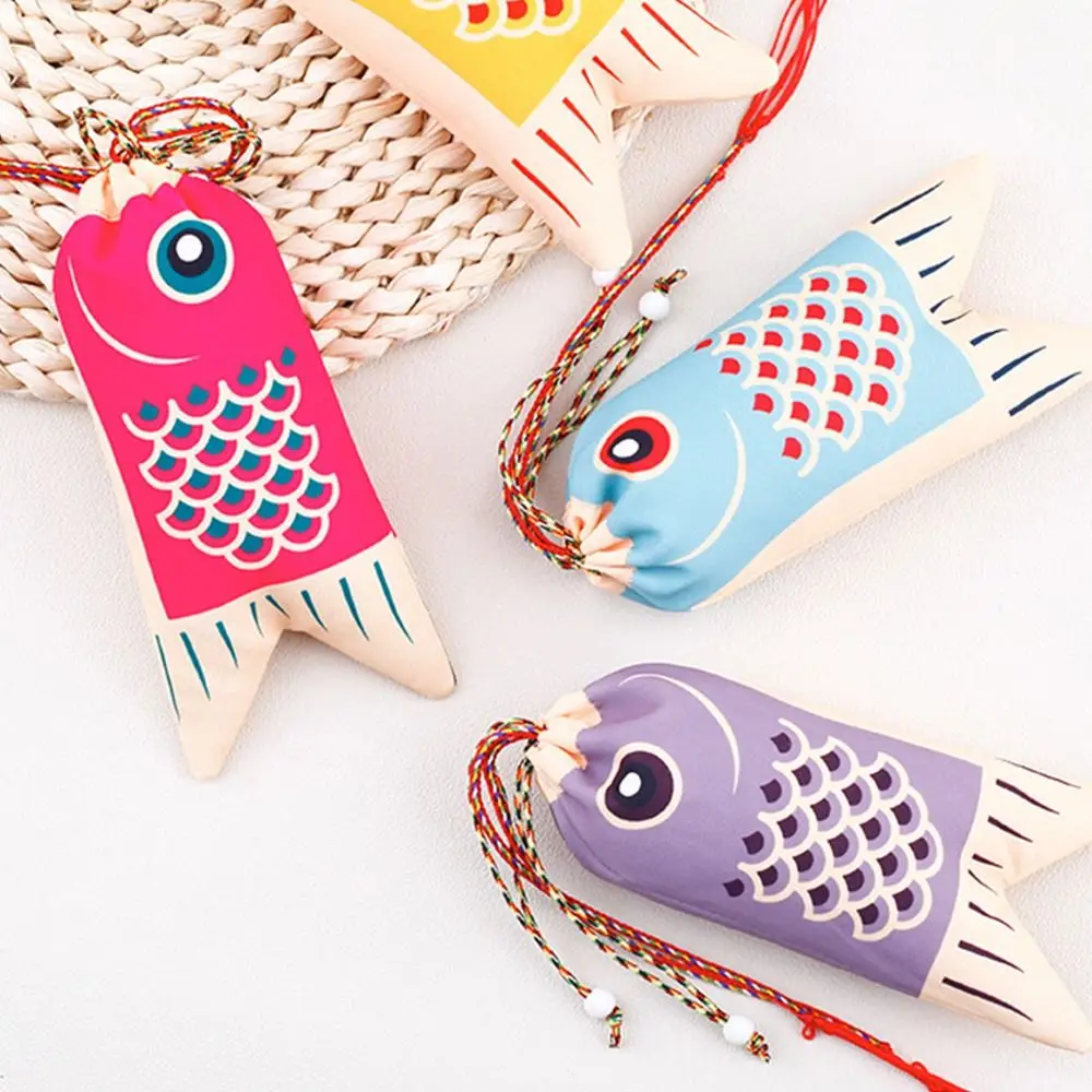 sachets pendentif bénédiction de la carpe koi japonaise, mini sac à cordon de proximité, poudres de bijoux, cadeaux omamori, pochette sachets pendentif bénédiction de la carpe koi japonaise, mini sac à cordon de proximité, poudres de bijoux, cadeaux omamori, pochette