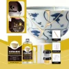 kit de réparation en céramique kintsugi japonais, adhésif doré sûr aux aliments, pour poterie cassée, artisanat d'art, restauration de sculpture de baignoire