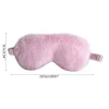 masque de sommeil en peluche doux avec les yeux bandés, masques pour les yeux mignons, couverture de nuage d'amour, masque en peluche pour la sieste, couverture de santé pour les yeux