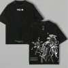 Kaiju n° 8 Manga coton T-shirt pour hommes femmes vêtements à manches courtes surdimensionné T-shirt Vintage lavé T-shirt Harajuku homme T-shirt