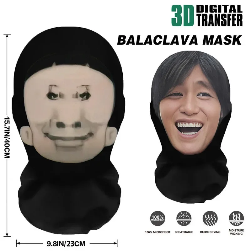 masque facial complet drôle imprimé en 3d, masque facial réaliste de célébrité, accessoires de cosplay de fête d'halloween, nouvelle collection 2025 masque facial complet drôle imprimé en 3d, masque facial réaliste de célébrité, accessoires de cosplay de fête d'halloween, nouvelle collection 2025