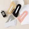 5 paires de chaussettes bateau ultra fines à cinq doigts, bonneterie antidérapante, chaussettes à bout fendu, invisibles, bouche peu profonde, maille peu profonde pour femmes
