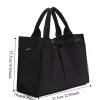 sac à main style coréen pour maman, bandoulière réglable, sac à couches de grande capacité, fourre tout en toile multi compartiments de rue