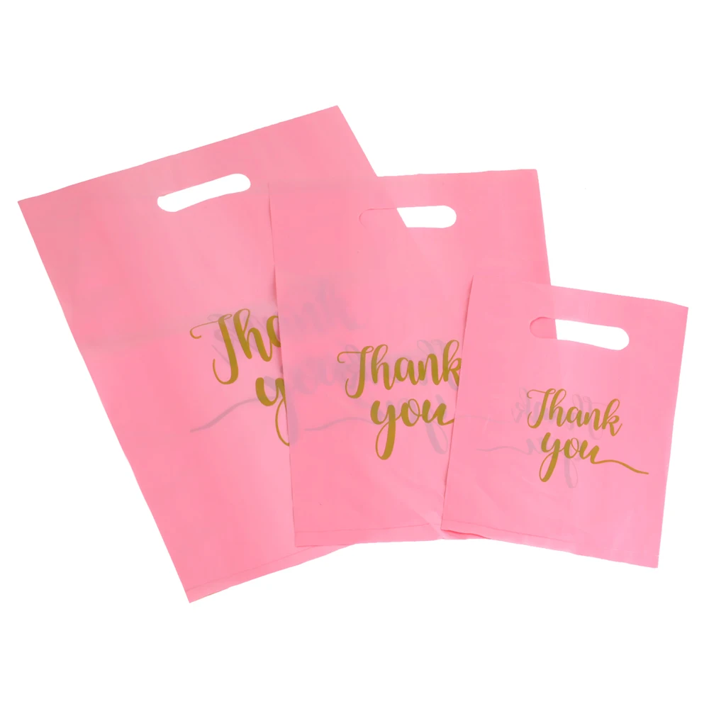 sacs cadeaux de remerciement, 50 pièces, emballage cadeau pour invités d'anniversaire et de mariage, sacs de magasin en plastique, emballage de magasin de pâtisserie de bonbons pour petites entreprises sacs cadeaux de remerciement, 50 pièces, emballage cadeau pour invités d'anniversaire et de mariage, sacs de magasin en plastique, emballage de magasin de pâtisserie de bonbons pour petites entreprises