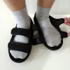 sandales pour diabétiques, crochet et boucle réglables, sandales de marche d'été, pieds larges, chaussures gonflées pour personnes âgées, gonflement des pieds sensibles