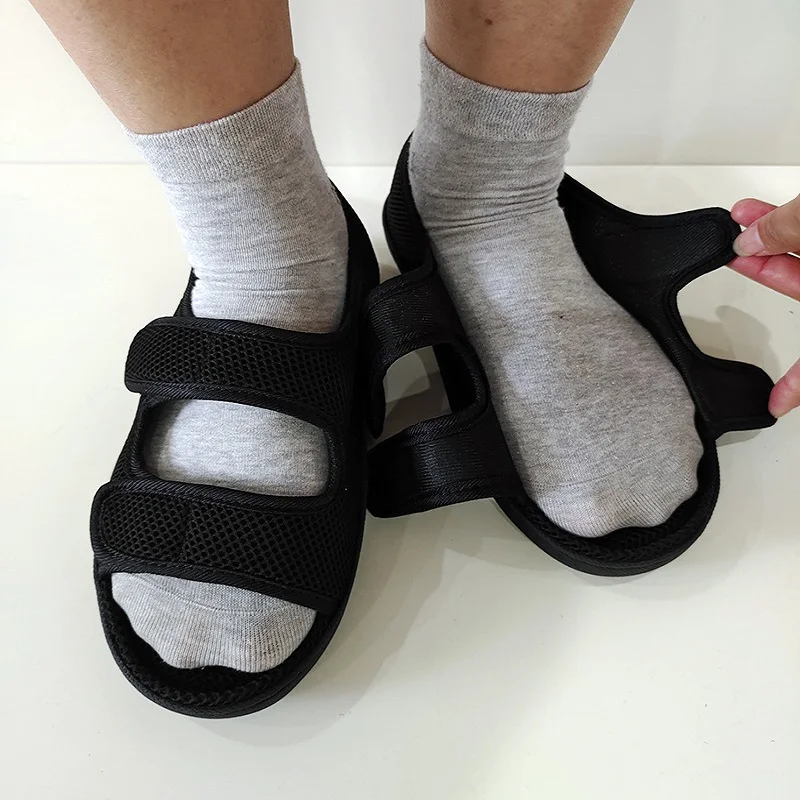 sandales pour diabétiques, crochet et boucle réglables, sandales de marche d'été, pieds larges, chaussures gonflées pour personnes âgées, gonflement des pieds sensibles sandales pour diabétiques, crochet et boucle réglables, sandales de marche d'été, pieds larges, chaussures gonflées pour personnes âgées, gonflement des pieds sensibles