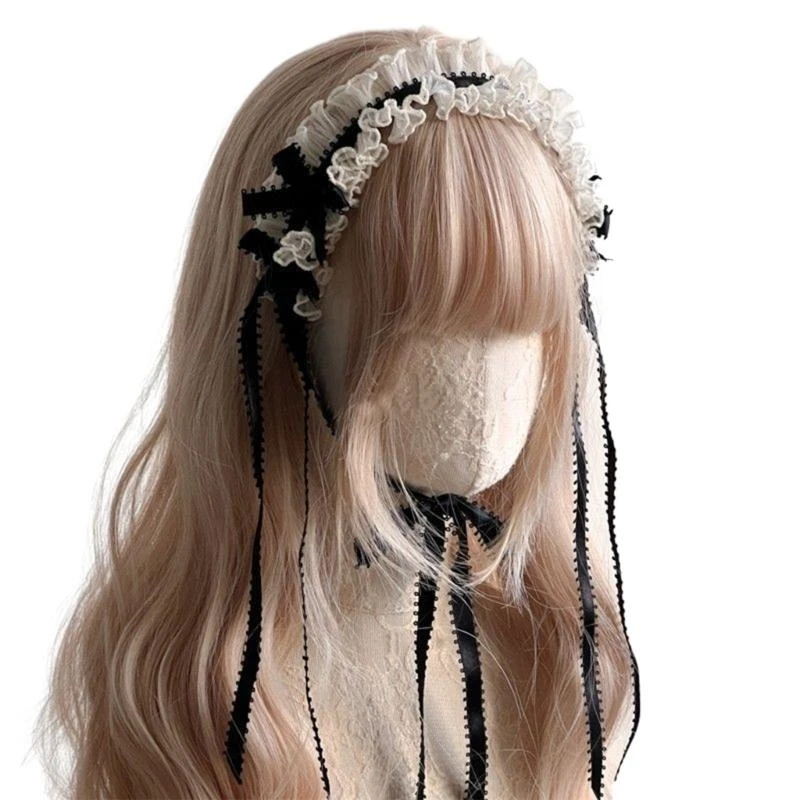 girls bandband gothic lace trim bandban ruban maid cosplay ornements cosplay girls bandband gothic lace trim bandban ruban maid cosplay ornements cosplay