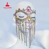 danse du ventre senior ab pierres gland style exotique masque facial pour femmes masques de fête de bal accessoires de compétition de danse orientale
