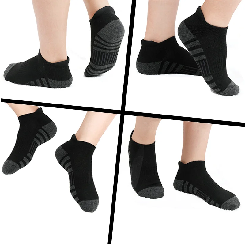 6/24 paires de chaussettes de course athlétiques à la cheville, chaussettes de sport rembourrées et respirantes, coupe basse, pour hommes et femmes 6/24 paires de chaussettes de course athlétiques à la cheville, chaussettes de sport rembourrées et respirantes, coupe basse, pour hommes et femmes