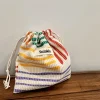 proximité sac cosmétique portable en velours côtelé, mini pochette de rangement pour poudres de maquillage et bijoux, trousses de toilette pour la maison et le voyage