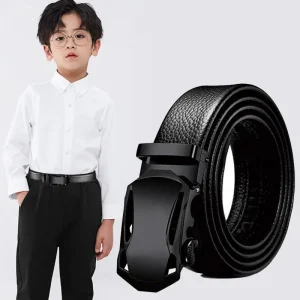 Ceinture pour enfants, boucle automatique pour garçons, version coréenne polyvalente et tendance, ceinture pour pantalons, ceinture pour jeunes étudiants Ceinture pour enfants, boucle automatique pour garçons, version coréenne polyvalente et tendance, ceinture pour pantalons, ceinture pour jeunes étudiants