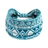 bandeau bohème élastique turban chapeaux vintage noeud large femmes bandeau coton extensible boho yoga bandeau pour danse motard