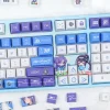 bleu archives hayase yuuka bleu pbt touches casquettes cosplay peup axe côté gravé mécanique keycaps fournitures de table de jeu