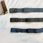 Ceinture élastique sans boucle, décoration japonaise, boucle furtive, ceinture gratuite, élastique noir, sans boucle, ceinture Invisible pour femmes Ceinture élastique sans boucle, décoration japonaise, boucle furtive, ceinture gratuite, élastique noir, sans boucle, ceinture Invisible pour femmes