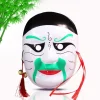 masque d'opéra de pékin, fournitures de fête, masque pour les yeux, accessoires de bal, artisanat traditionnel, théâtral, culturel, décoratif, couverture faciale