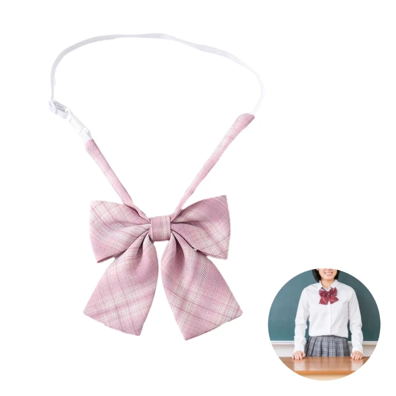 cravate pré nouée ajustée en soie polyester, cravate japonaise à carreaux rose jk, nœud q1jd cravate pré nouée ajustée en soie polyester, cravate japonaise à carreaux rose jk, nœud q1jd
