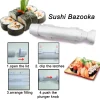 untior kit de fabrication de sushi ensemble de rouleaux bazooka tout en un avec tapis roulant en bambou bricolage palettes de riz onigiri outils outil de sushi japonais