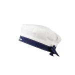 Chapeau de marin blanc doux décontracté, casquette octogonale à nœud papillon de Style coréen, casquette uniforme avec lettres brodées, chapeau de peintre pour printemps et été Chapeau de marin blanc doux décontracté, casquette octogonale à nœud papillon de Style coréen, casquette uniforme avec lettres brodées, chapeau de peintre pour printemps et été
