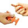 porte monnaie porte monnaie couleur unie multi positions, distributeur de pièces de monnaie en plastique, boîte de rangement de pièces de monnaie, porte monnaie japonais