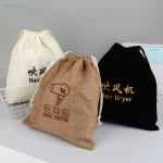 ☆ Pochette en velours, sac à cordon pour sèche-cheveux, sac de rangement de bijoux à cordon