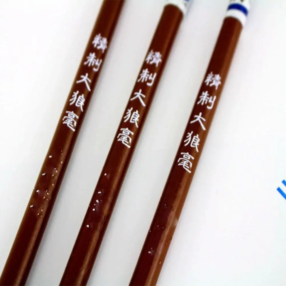 pinceau d'écriture traditionnel chinois, stylo d'écriture nuages blancs, fournitures de calligraphie, pinceau d'écriture en poils de loup en bambou, 10 pièces pinceau d'écriture traditionnel chinois, stylo d'écriture nuages blancs, fournitures de calligraphie, pinceau d'écriture en poils de loup en bambou, 10 pièces