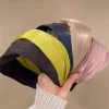 nouveau bandeau coréen rétro exquis à bords larges pour femmes, bandeau de tempérament haut de gamme en satin, bandeau polyvalent pour le lavage du visage
