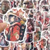 10/50pcs japonais sakura kimono anime fille autocollants bricolage scrapbooking cahier album vélo téléphone voiture kawaii autocollant décoratif jouet
