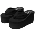 Tongs d’été confortables et décontractées pour femmes, pantoufles de plage, style optique non ald, chaussures à l’offre elles compensées astronomiques, nouveau style Tongs d’été confortables et décontractées pour femmes, pantoufles de plage, style optique non ald, chaussures à l’offre elles compensées astronomiques, nouveau style