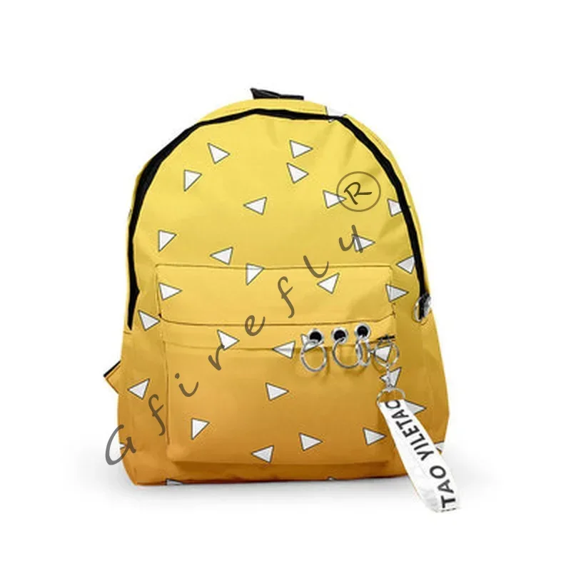 kimetsu no yaiba sac d'école kamado tanjirou sac à dos sac en toile unisexe tomioka giyuu sac de voyage pour ordinateur portable costume cosplay kimetsu no yaiba sac d'école kamado tanjirou sac à dos sac en toile unisexe tomioka giyuu sac de voyage pour ordinateur portable costume cosplay
