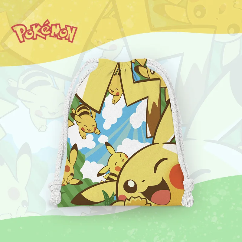 sacs à cordon pokemon, articles divers de voyage, sac de rangement de jouets sous vêtements, sac de maquillage de dessin animé, cadeau de rangement portable sacs à cordon pokemon, articles divers de voyage, sac de rangement de jouets sous vêtements, sac de maquillage de dessin animé, cadeau de rangement portable