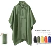 poncho de pluie pour adultes – cape imperméable avec manches détachables, équipement de randonnée léger pour les voyages en plein air