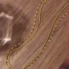 ensemble de colliers minimalistes en acier inoxydable pour femmes, bijoux quotidiens