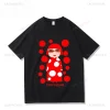 yayoi kusama camisetas artiste japonais citrouille camisa coton à manches courtes vêtements décontracté col rond art impression graphique t shirts