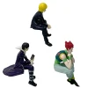 figurine de dessin animé hunter × hunter kurapika, 13cm, chrollo illumi hisoka, collection de figurines, bouchon de nouilles, modèle de jouets cadeaux