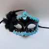 masque décoratif artistique vénitien, masque à fleurs mystérieux pour mariage, événements sociaux, carnaval