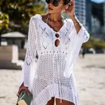 Sexy couvrir Bikini femmes maillot de bain couvrir plage maillot de bain vêtements de plage tricot maillots de bain maille Robe de plage tunique Robe Sexy couvrir Bikini femmes maillot de bain couvrir plage maillot de bain vêtements de plage tricot maillots de bain maille Robe de plage tunique Robe
