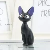 bricolage mignon dessin animé chats noirs japonais anime figurine résine kawaii chat décor de bureau fée jardin miniatures jardin décor à la maison