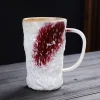 tasse à café japonaise de grande capacité de 800ml, tasse d'eau en céramique pour le lait, expresso, thé, bière, décoration de maison, cadeau, accessoires pour boissons