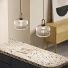 lampe suspendue en verre lampe suspendue japonaise design déco nordique led luminaires suspendus chambre luminaire moderne lampe à suspension