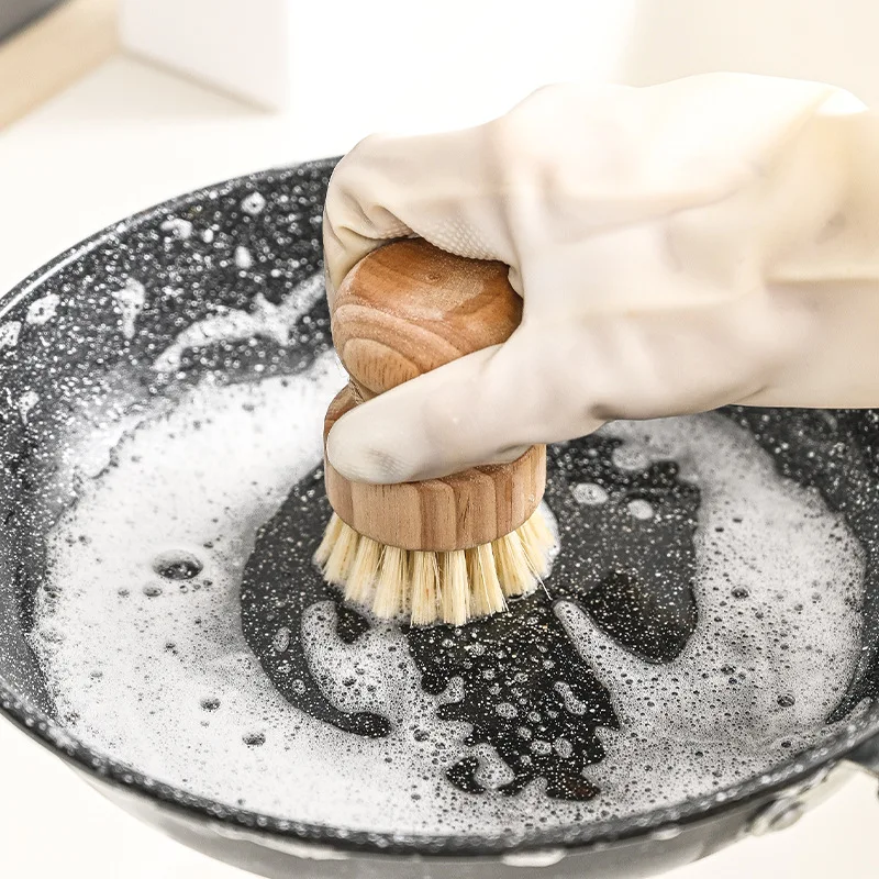 brosses à récurer en bambou pour la vaisselle, épurateurs de livres en bois de cuisine pour laver la poêle en fonte, pot, poils en sisal naturel brosses à récurer en bambou pour la vaisselle, épurateurs de livres en bois de cuisine pour laver la poêle en fonte, pot, poils en sisal naturel
