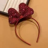 1 bandeau à nœud rouge polyvalent, à la mode et élégant, adapté aux accessoires pour cheveux quotidiens