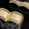 bracelet tête d'ange couleur or, bijoux de mariée algérienne, robe caftan, manchette, bracelets ouverts, bijoux de luxe