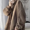 vestes vintage de couleur unie pour hommes, vêtements d'automne à manches longues, col rabattu, manteaux amples et décontractés à simple boutonnage, style japonais