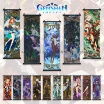 Genshin Impact – peinture suspendue, décoration murale pour la maison, affiches d’anime Kawaii, Kamizato Ayaka, rouleaux d’images pour chambre à coucher Genshin Impact – peinture suspendue, décoration murale pour la maison, affiches d’anime Kawaii, Kamizato Ayaka, rouleaux d’images pour chambre à coucher