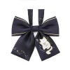 attaches de dessin animé cosplay harajuku lolita pour hommes et femmes, amoureux, nœud papillon noir et rouge, accessoire cadeau de noël, accessoires pour vêtements